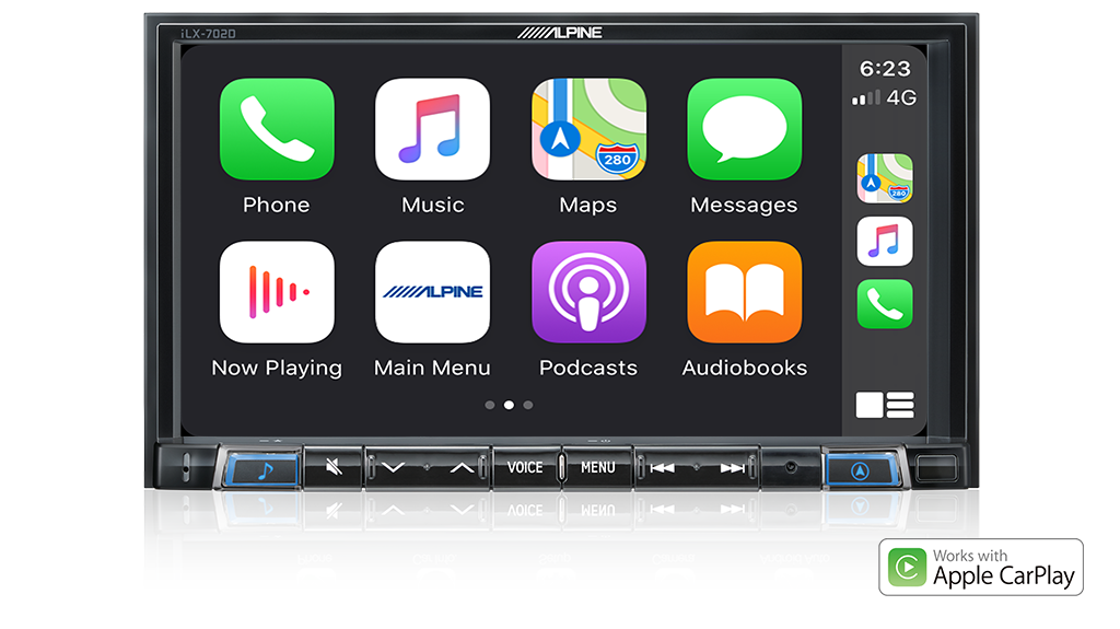 Alpine NISSAN QASHQAI-702D 7” Apple CarPlay / Android Auto / HDMI / USB / Bluetooth /  FLAC / DAB+ Receiver -
