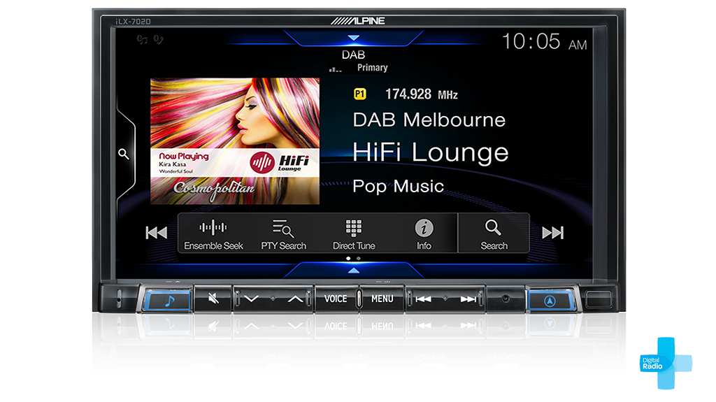 Alpine NISSAN NAVARA-702D STX 7” Apple CarPlay / Android Auto / HDMI / USB / Bluetooth /  FLAC / DAB+ Receiver -