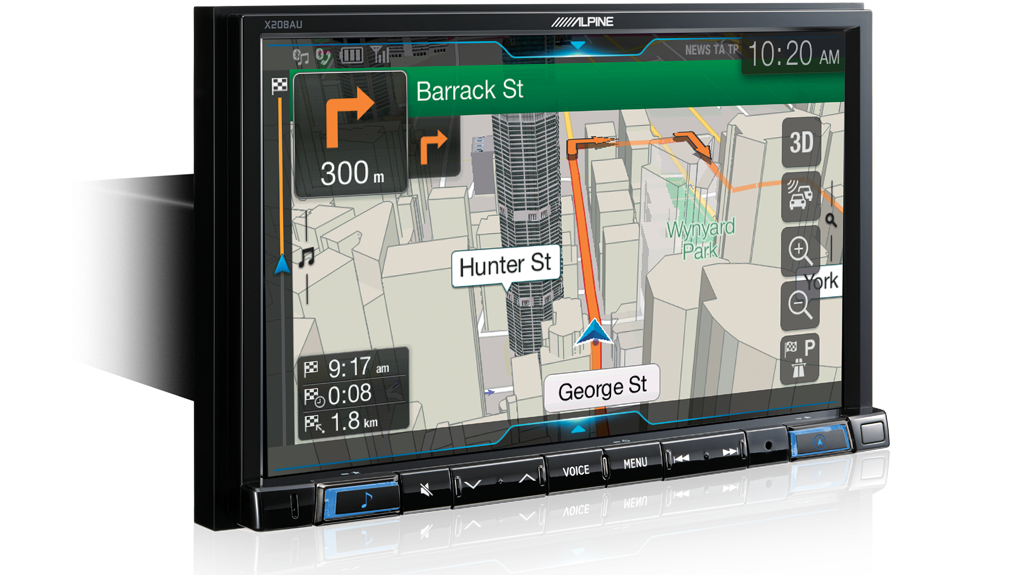 Alpine ASX-X208AU 8" Navigation Apple CarPlay & Android Auto for Mitsubishi -