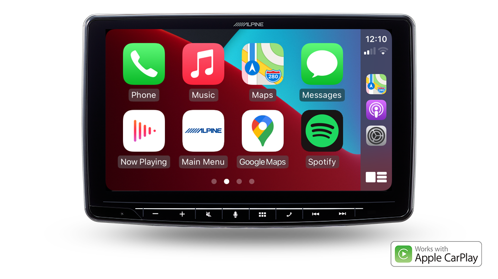 Alpine HOLDEN VE COMMODORE PFK-VES1G3-F309E Halo9 9” Apple CarPlay / Android Auto / HDMI / USB / Bluetooth / FLAC / DAB+ Receiver with VE 7″ Dynamic Drive Assist Sports Display / HVAC Controller for VE Commodore Series-1 SS/SSV/SV6/Calais/Berlina/HSV -