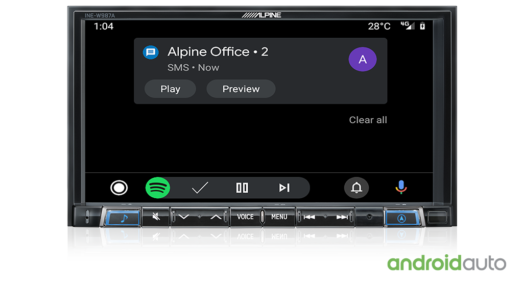 Alpine HYUNDAI VELOSTER-W987A 7” Apple CarPlay / Android Auto / Primo 3.0 Navigation / HDMI / USB / Bluetooth / FLAC / DAB+ Receiver -