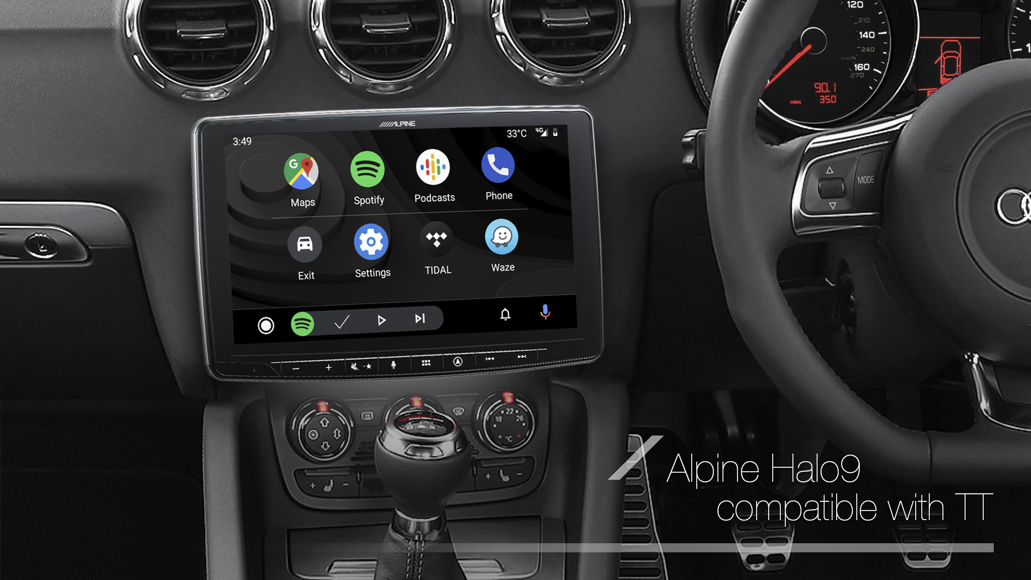 Alpine HOLDEN VE COMMODORE LUXURY PFK-VES2G1S-F409 9” Apple CarPlay / Android Auto / Primo 3.0 Navigation / HDMI / USB / Bluetooth / FLAC / DAB+ Receiver -