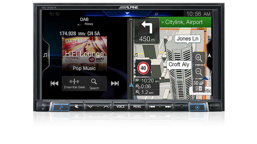 Alpine HOLDEN CRUZE-W987A 7” Apple CarPlay / Android Auto / Primo 3.0 Navigation / HDMI / USB / Bluetooth / FLAC / DAB+ Receiver -