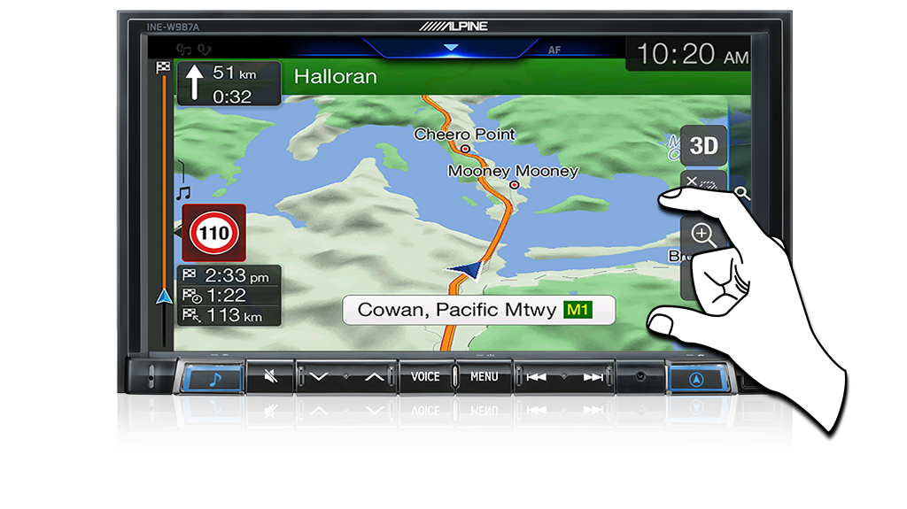 Alpine HYUNDAI I40-W987A 7” Apple CarPlay / Android Auto / Primo 3.0 Navigation / HDMI / USB / Bluetooth / FLAC / DAB+ Receiver -