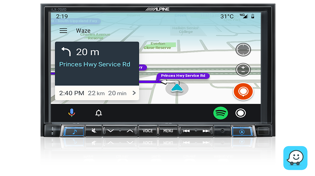 Alpine NISSAN NAVARA-702DXRX 7” Apple CarPlay / Android Auto / HDMI / USB / Bluetooth /  FLAC / DAB+ Receiver -