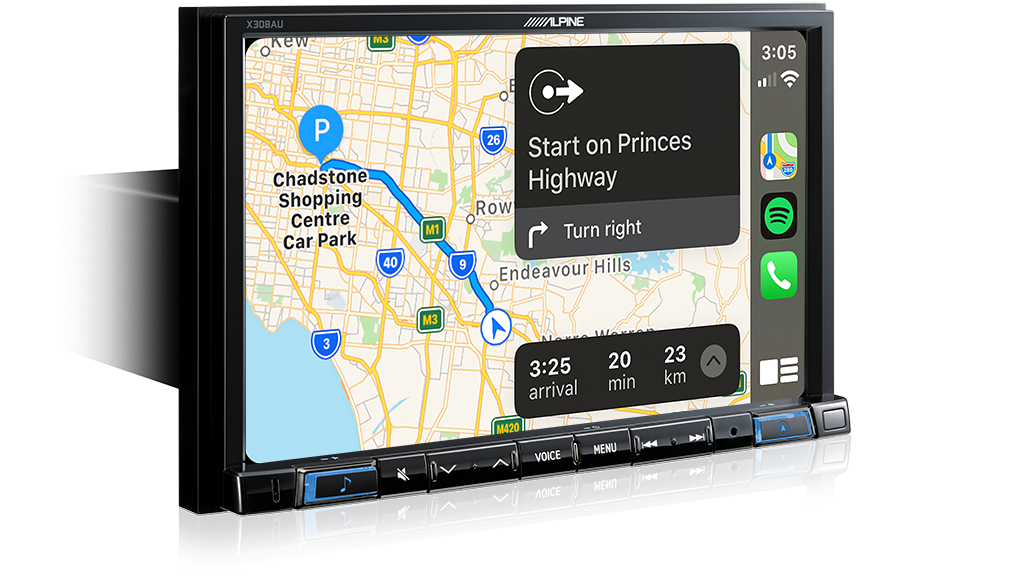 Alpine TOYOTA HILUX-X308AU 8” Apple CarPlay / Android Auto / Primo 3.0 Navigation / HDMI / Bluetooth / DAB+ Receiver -