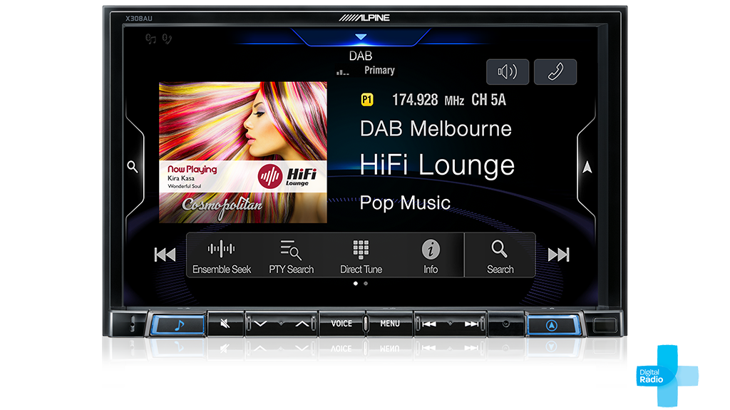 Alpine NISSAN NAVARA-X308AUSTX 8” Apple CarPlay / Android Auto / Primo 3.0 Navigation / HDMI / Bluetooth / DAB+ Receiver -