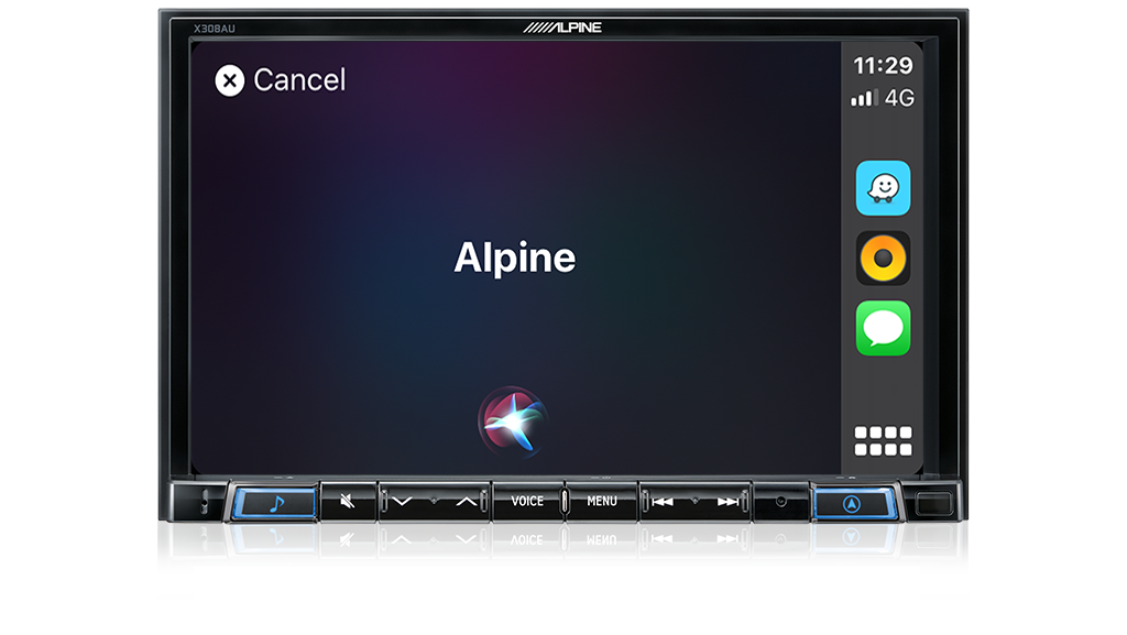 Alpine AIRCROSS-X308AU 8” Apple CarPlay / Android Auto / Primo 3.0 Navigation / HDMI / Bluetooth / DAB+ Receiver -