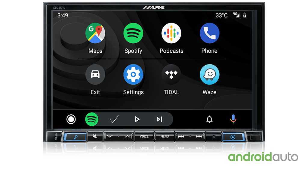 Alpine NISSAN NAVARA-X802D ST 8” Apple CarPlay / Android Auto / Primo 3.0 Navigation / HEMA 4WD Maps / Bluetooth / DAB+ Receiver -