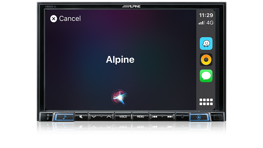 Alpine NISSAN NAVARA-X802D ST 8” Apple CarPlay / Android Auto / Primo 3.0 Navigation / HEMA 4WD Maps / Bluetooth / DAB+ Receiver -