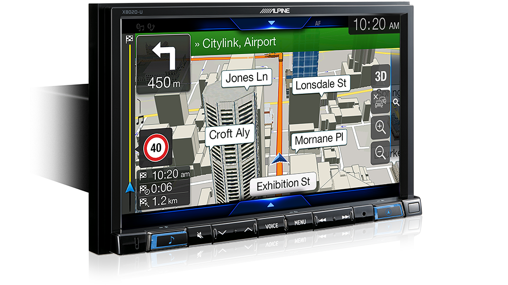 Alpine NAVARA-X802D STX 8” Apple CarPlay / Android Auto / Primo 3.0 Navigation / HEMA 4WD Maps / Bluetooth / DAB+ Receiver -