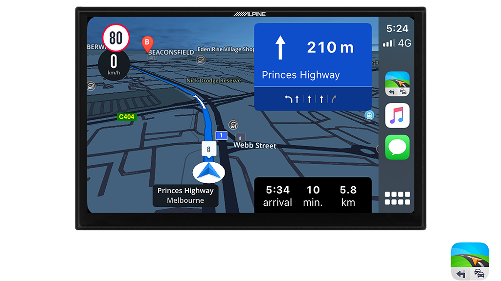 Alpine FIAT DUCATO 3RD GENERATION i902D-DU 9” Infotainment Navigation System with Apple CarPlay and Android Auto suitable for Fiat Ducato -