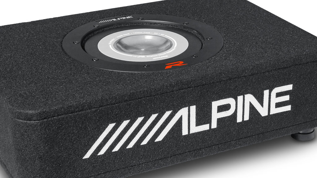 Alpine R Series 12 Shallow Profile Enclosure 2 Ohm Subwoofer
