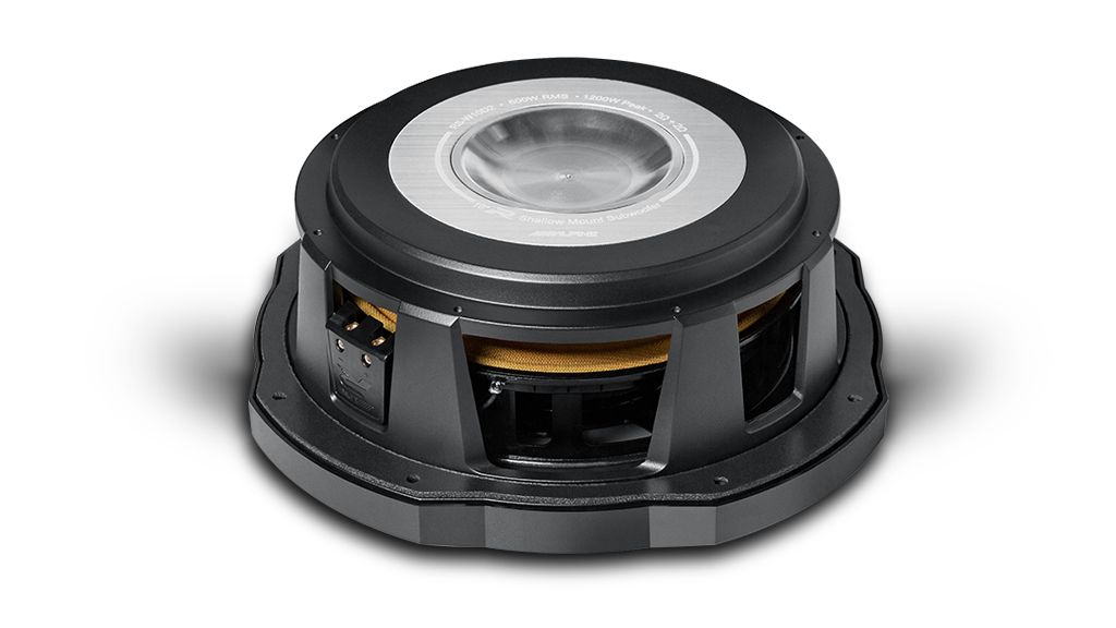 Alpine shallow mount sales subwoofer